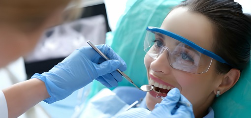Doctor Examining Oral Cavity